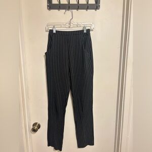 PrettyLittleThing Women’s Black Pinstripe Pants